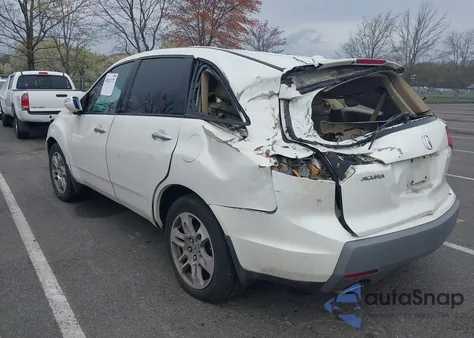 2008 Acura Mdx Technology Package z USA, uszkodzony, nr VIN 2HNYD28608H546293